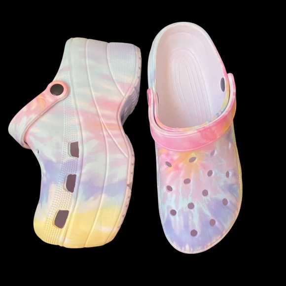 Women’s Gardener Slip On Platform Chunky Rave Clogs Shoes EU40 US9.5 - Picture 1 of 9